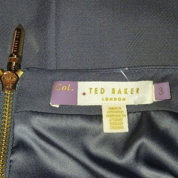Ted Baker Naira Contrast Pocket Mini Skirt - Picture 7 of 8